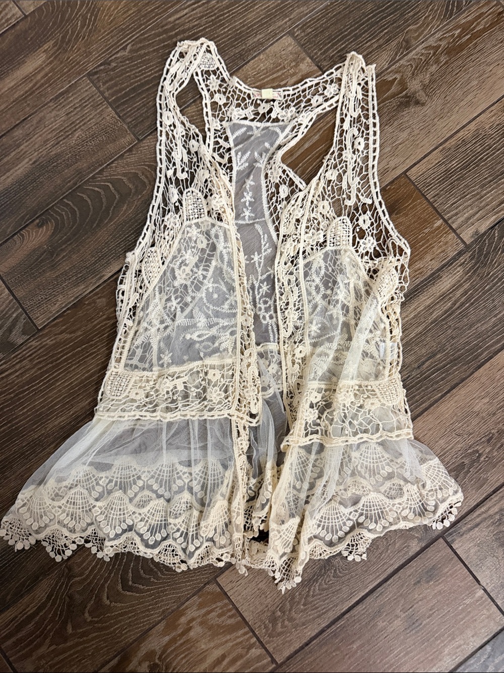 It's Our Time Lace Crochet Cardigan